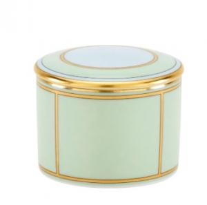 Ginori Diva Verde Small Box w/ Cover - 3.25"